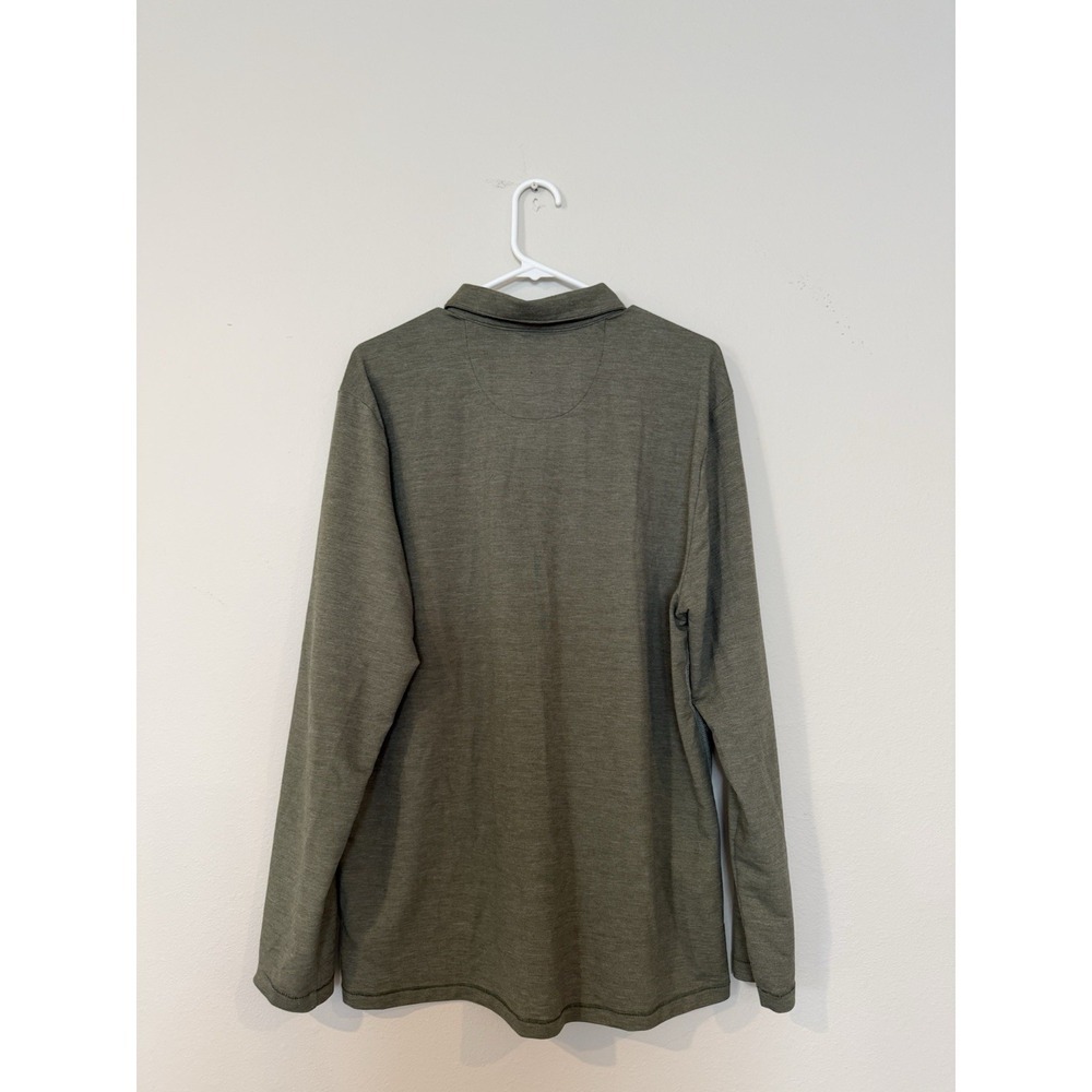 Men Tommy Bahama Long Sleeve 3 Button Green SZ Large. PLEASE CHECK MEASUREMENTS - Picture 7 of 7